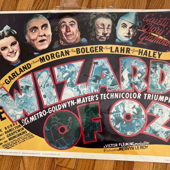 Wizard of Oz 1960’s lithograph from 1939 print - Picture 6 of 10